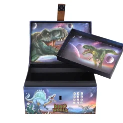 Dino World Cofre del Tesoro con Código Secreto