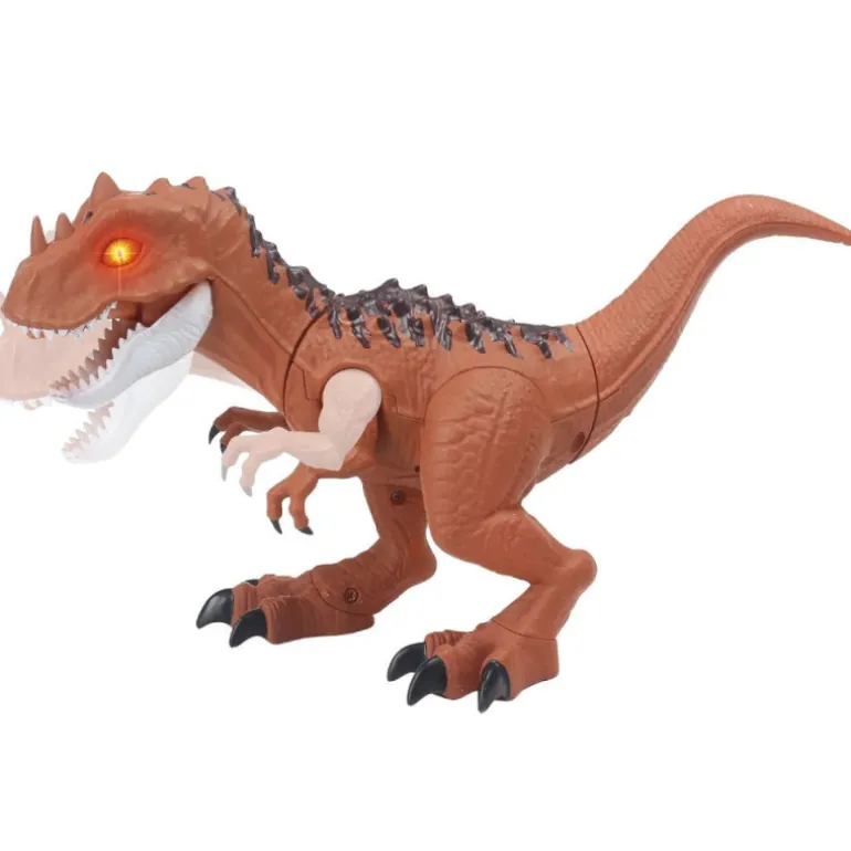 Dinosaurio Marrón con Luz y Sonido