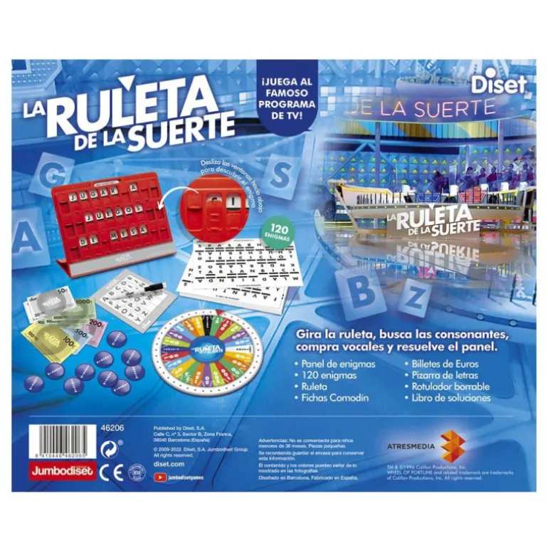 Diset La Ruleta de la Suerte Juego de Mesa
