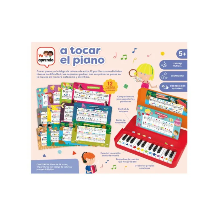 Diset Yo Aprendo a Tocar el Piano Juego Educativo