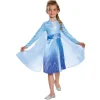 Disfraz Infantil Disney Frozen Elsa de Viaje Clásico Talla S 5-6 Años