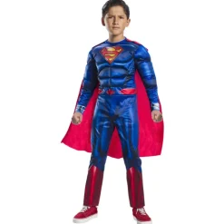 Disfraz Infantil Superman Blackline Talla 8-10 Años