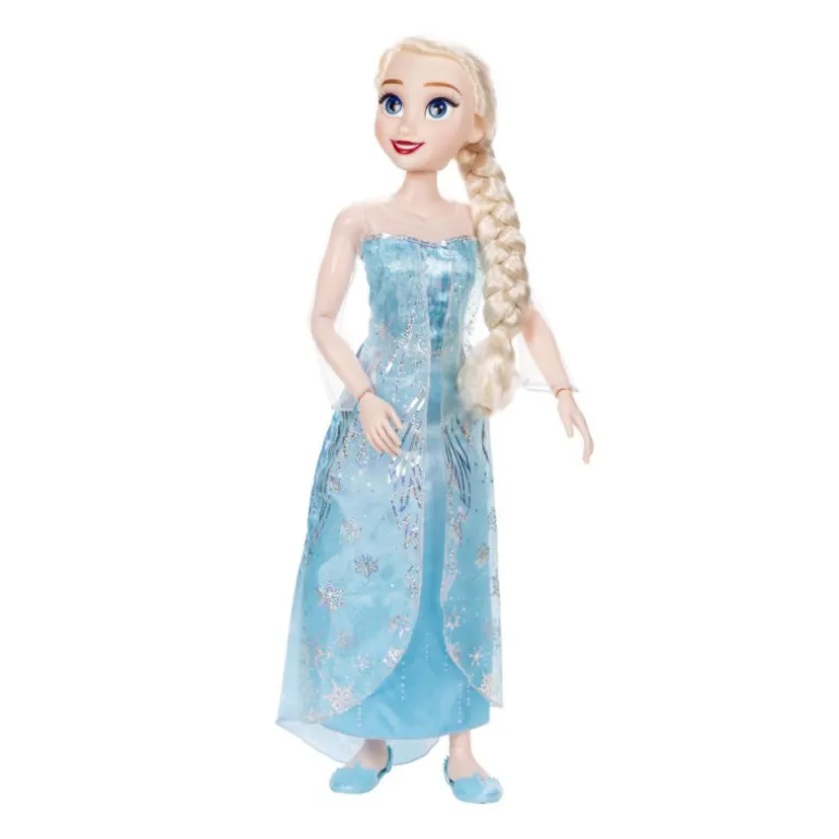 Disney Frozen Muñeca mi Amiga Elsa de 80 cm con Accesorios
