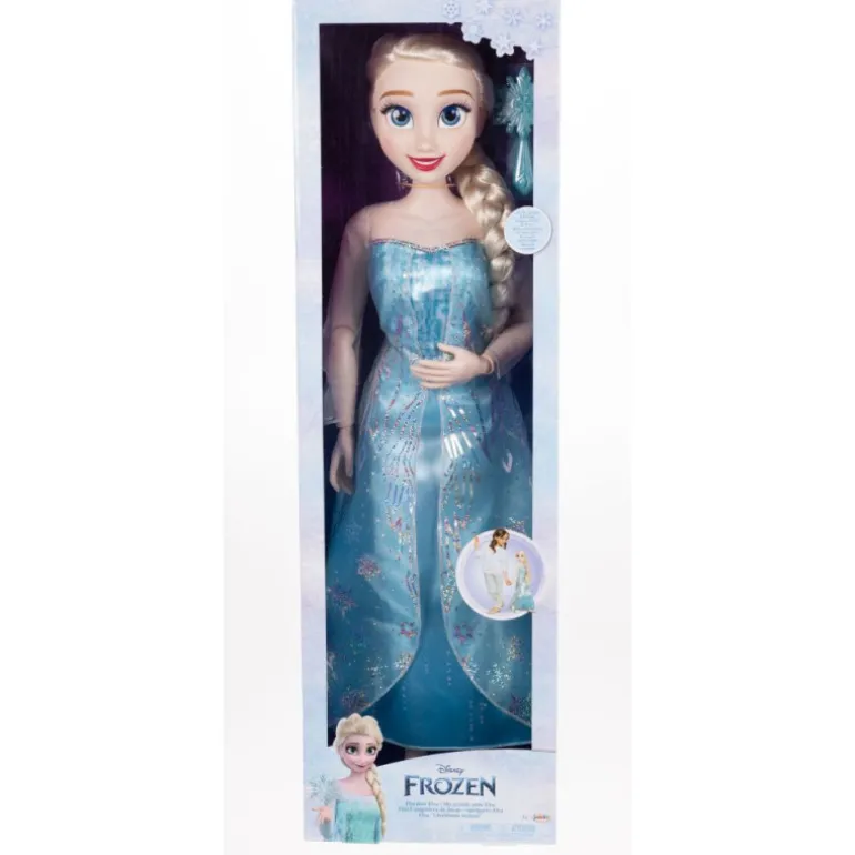 Disney Frozen Muñeca mi Amiga Elsa de 80 cm con Accesorios