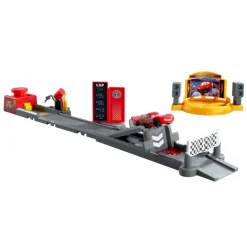 Disney Pixar Cars Conjunto de Juego Pista de Acrobacias y Saltos Copa Pistón y Coche de Juguete de Rayo McQueen