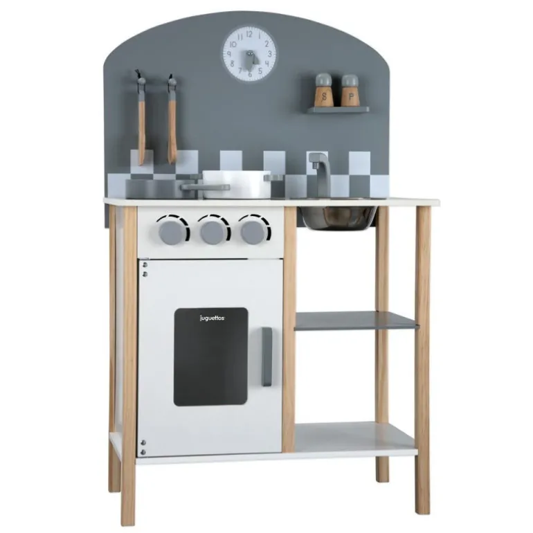 Dulce Hogar Cocina de Madera con Accesorios