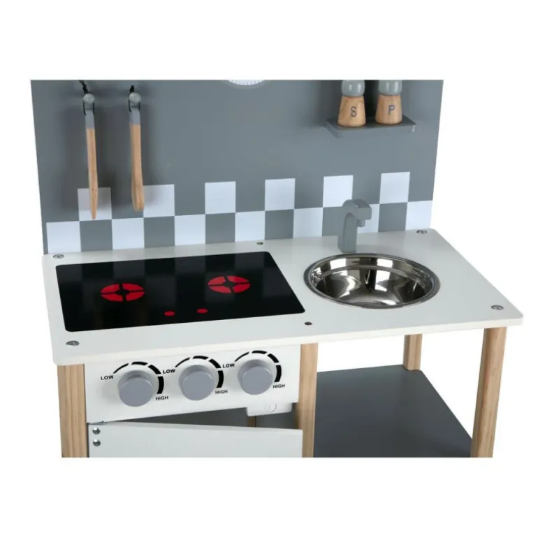 Dulce Hogar Cocina de Madera con Accesorios