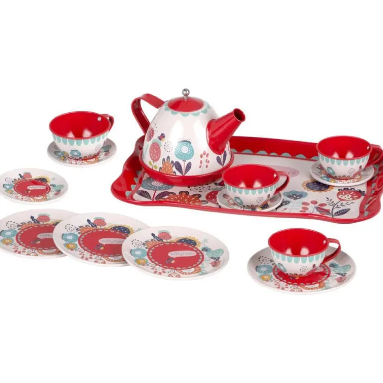 Dulce Hogar Juego de Té Metálico