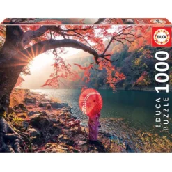 Educa Puzzle 1000 Piezas Amanacer en el Río Katsura, Japón - 18455