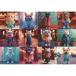 Educa Puzzle 200 Piezas Animales de Moda - 20219