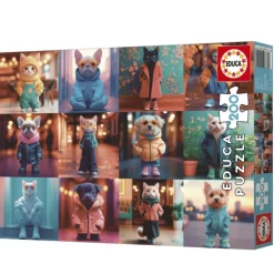 Educa Puzzle 200 Piezas Animales de Moda - 20219