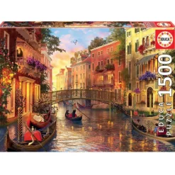 Educa Puzzle 1500 Piezas Atardecer en Venecia - 17124