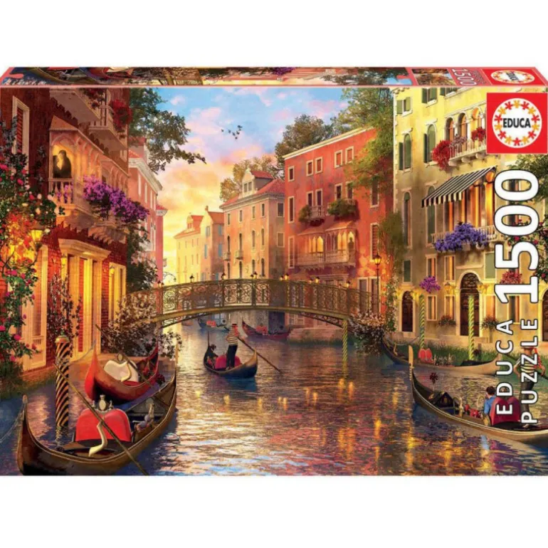 Educa Puzzle 1500 Piezas Atardecer en Venecia - 17124