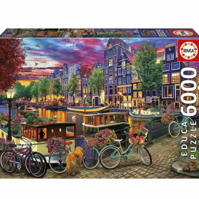 Educa Puzzle 6000 Piezas Bicicletas en Amsterdam - 20330