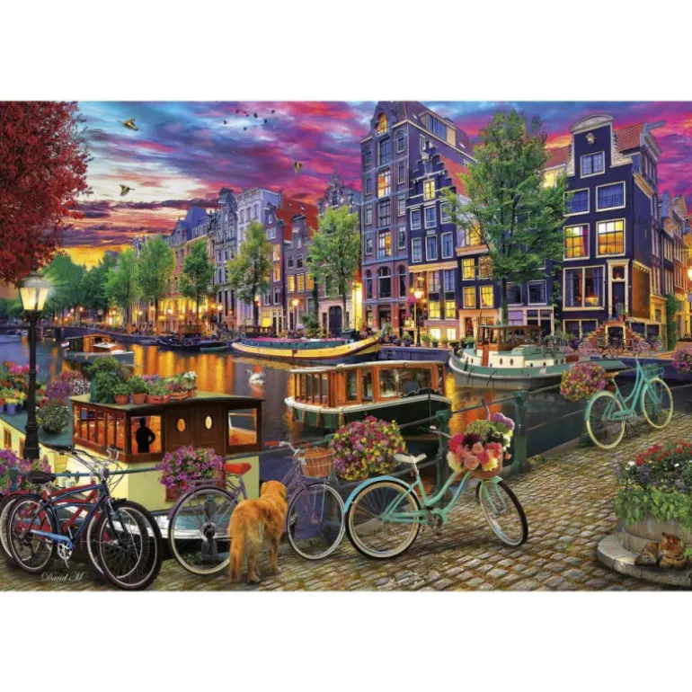Educa Puzzle 6000 Piezas Bicicletas en Amsterdam - 20330