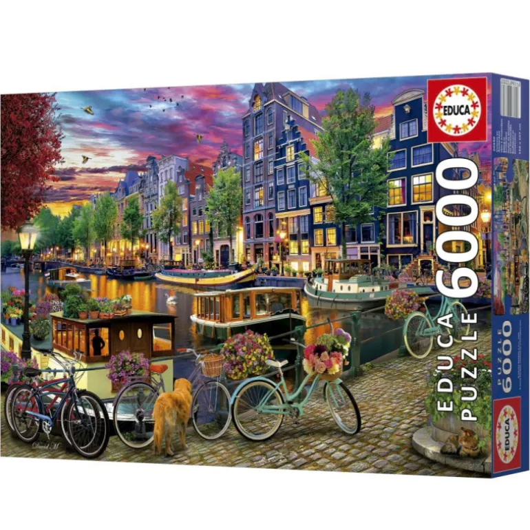 Educa Puzzle 6000 Piezas Bicicletas en Amsterdam - 20330