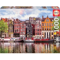 Educa Puzzle 1000 Piezas Casas Danzantes Ámsterdam - 18458