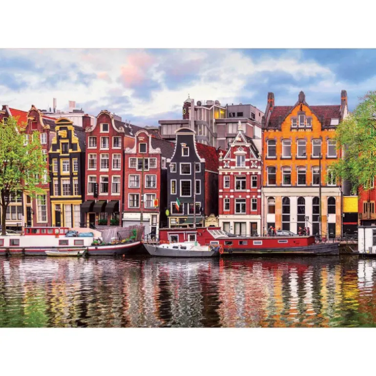 Educa Puzzle 1000 Piezas Casas Danzantes Ámsterdam - 18458