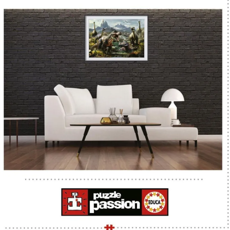 Educa Puzzle 1000 Piezas Dinosaurios Feroces - 19924