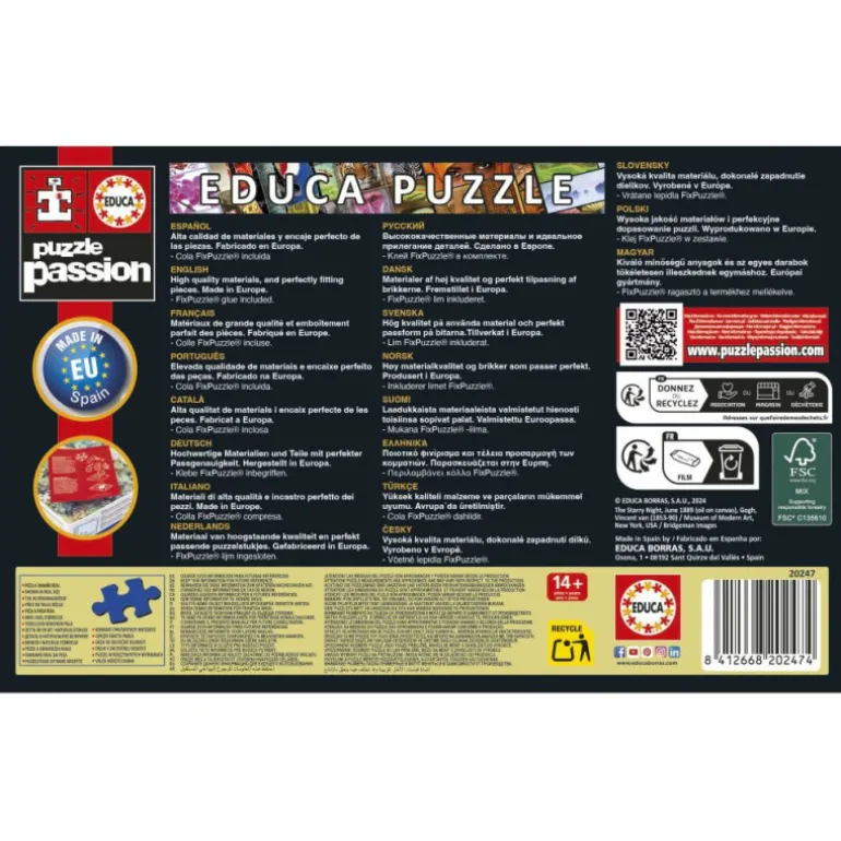 Educa Puzzle 1000 Piezas Noche Estrellada Miniature - 20247