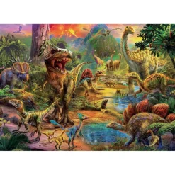 Educa Puzzle 1000 Piezas Tierra de Dinosaurios - 17655