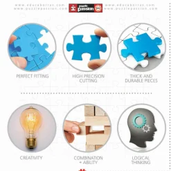 Educa Puzzle 1000 Piezas Tortugas en el Paraíso - 19266