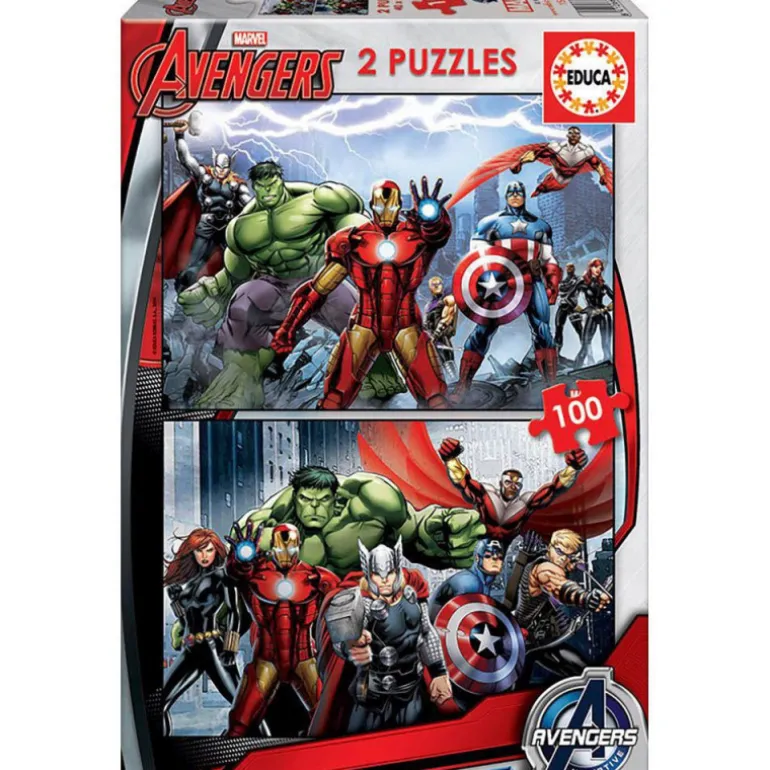 Educa Puzzle 2 x 100 Piezas Avengers - 15771