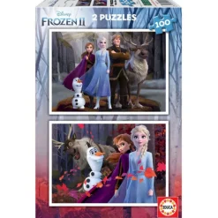 Educa Puzzle 2 x 100 Piezas Frozen 2 - 18111