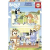 Educa Puzzle Madera 2 x 50 Piezas Bluey - 19408