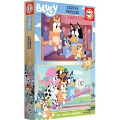Educa Puzzle Madera 2 x 25 Piezas Bluey - 19407