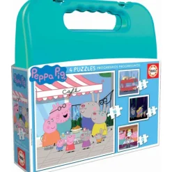 Educa Puzzle Progresivo 6-9-12-16 Piezas Maleta Peppa Pig - 18112