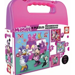 Educa Puzzle Progresivo 12-16-20-25 Piezas Maleta Minnie - 17638
