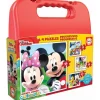 Educa Puzzle Progresivo 12-16-20-25 Piezas Maleta Mickey Mouse - 16505