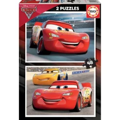 Educa Puzzles 2 x 48 Piezas Cars 3 - 17177