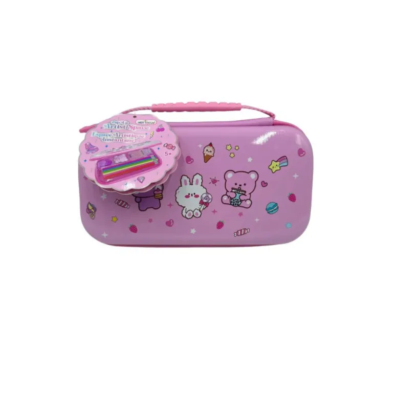 Estuche Kawaii con Accesorios de Papelería