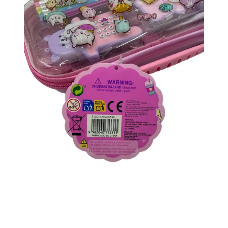 Estuche Kawaii con Accesorios de Papelería
