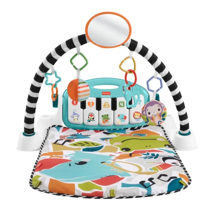 Fisher-Price Kick Play Glow & Grow Alfombra con Piano