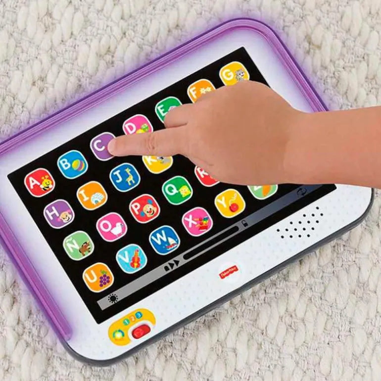 Fisher-Price Ríe y Aprende Mi Primera Tableta Juego Electrónico y Educativo