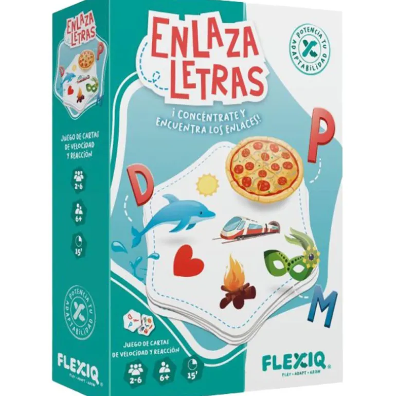 Flexiq Enlaza las Letras Juego de Mesa