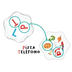 Flexiq Enlaza las Letras Juego de Mesa