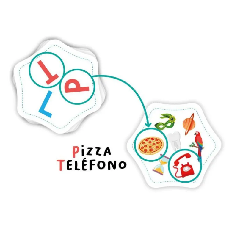 Flexiq Enlaza las Letras Juego de Mesa