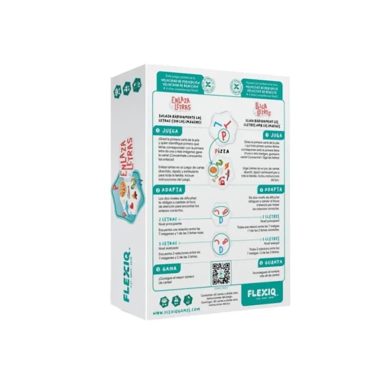 Flexiq Enlaza las Letras Juego de Mesa