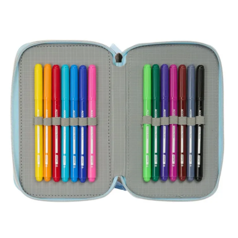 Frozen Ice Magic Plumier Triple 37 Piezas