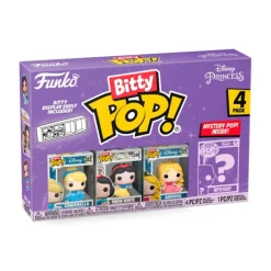 Funko Bitty Pop! Disney Princess 4 Figuras De Vinilo Serie 3 Varios Modelos