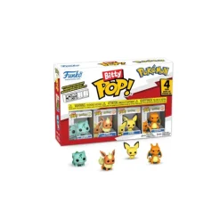 Funko Bitty Pop! Pokémon Bulbasur Pack 4 Figuras de Vinilo Varios Modelos