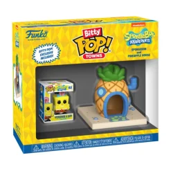 Funko Bitty Pop! Towns Bob Esponja Figura de Vinilo Bob Esponja y Casa Piña