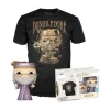Funko Pop! & Tee Movies Harry Potter Pack Figura de Vinilo Dumbledore y Camiseta Talla M