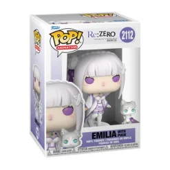 Funko Pop! Animation Re: Zero Figura de Vinilo Emilia con Puck
