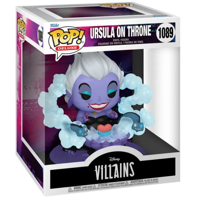 Funko Pop! Deluxe Disney Villains Figura de Vinilo Ursula en el Trono