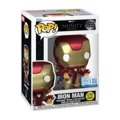 Funko Pop! Marvel The Infinity Saga Figura de Vinilo Iron Man Brilla en la Oscuridad